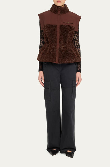 Tariet Teddy Fleece Vest-JACKETS & OUTERWEAR-Ulla Johnson-Debs Boutique